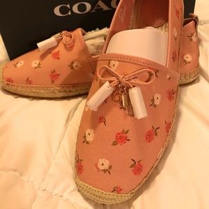 Coach Carson Canvas Espadrilles-NIB - sz 11B FINAL PRICE